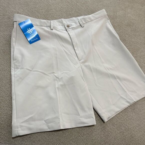 NWT. Haggar Cool 18 Pro Garbardine Shorts with Sun Protection Men’s 42 - Picture 2 of 15